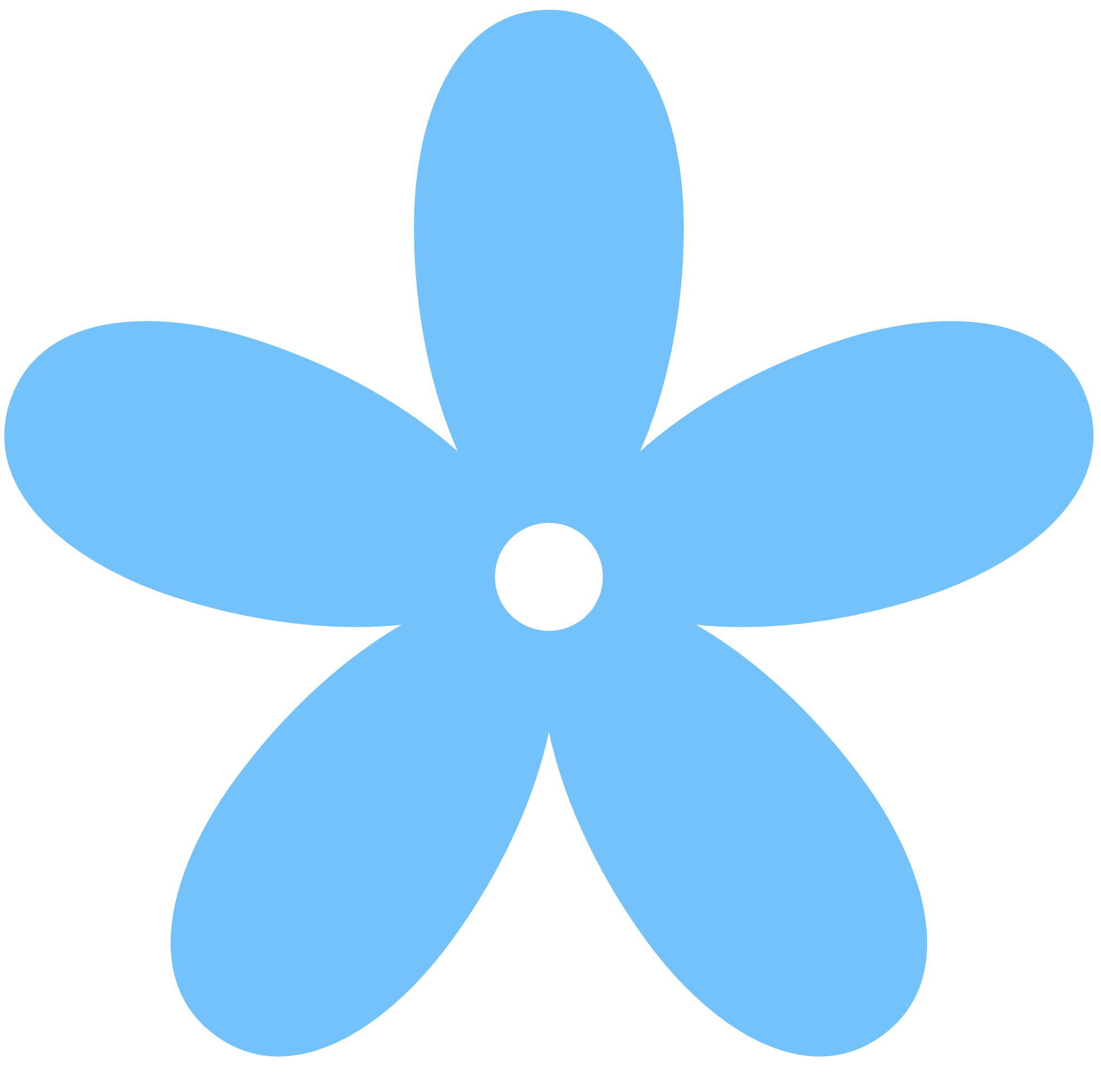 Blue Flower clipart #18, Download drawings