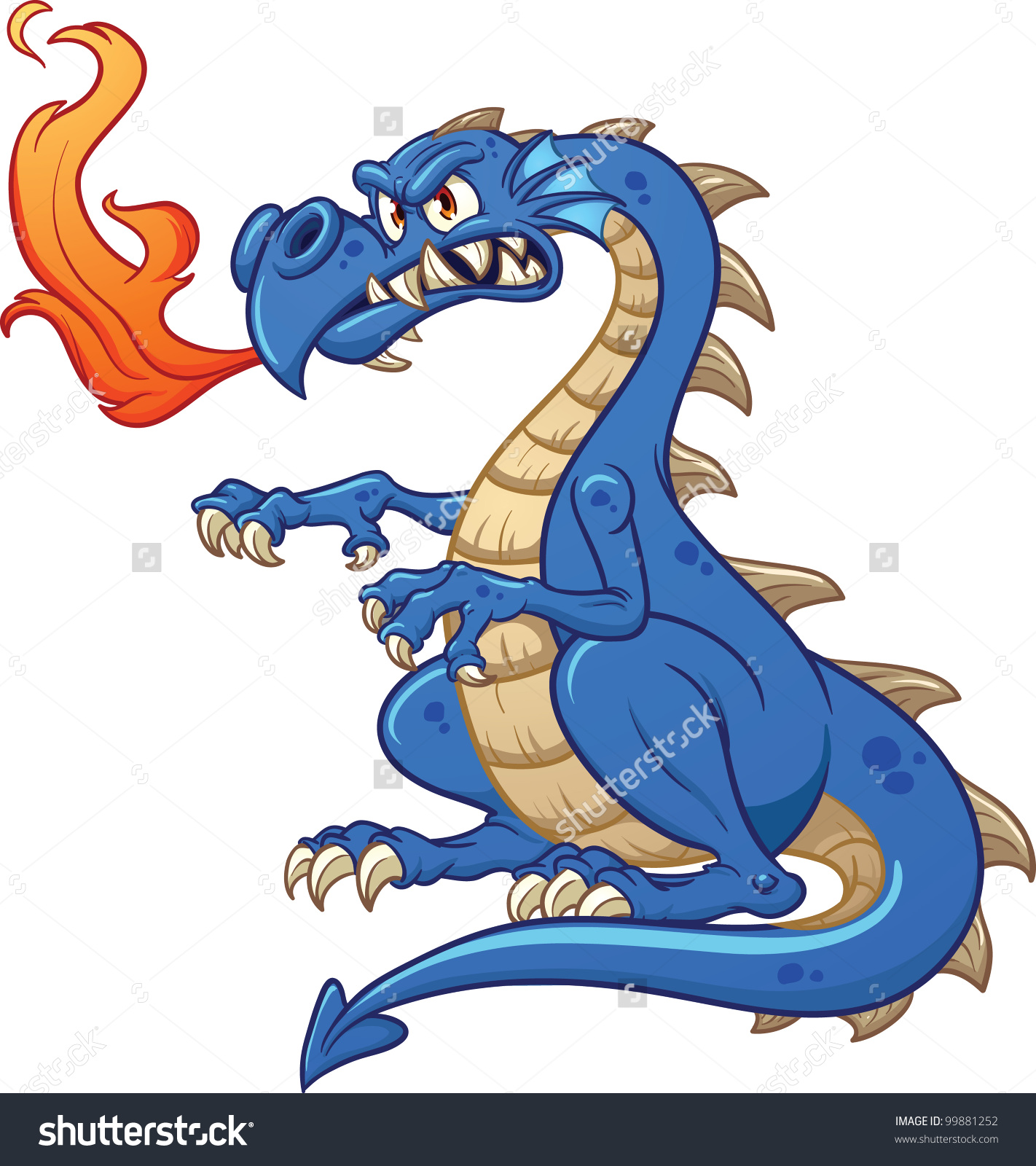 Blue Dragon clipart #2, Download drawings