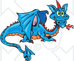 Blue Dragon clipart #16, Download drawings