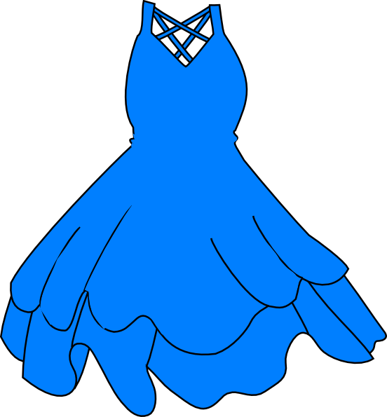 Blue Dress svg #19, Download drawings