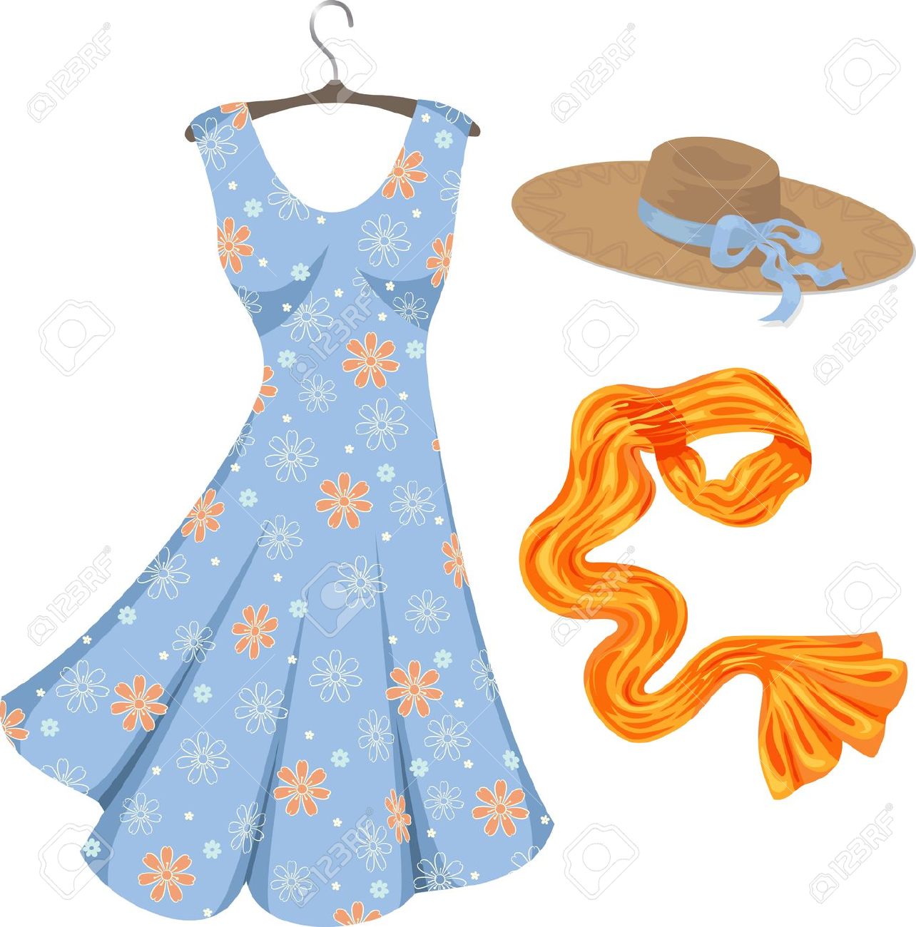 Blue Dress clipart #2, Download drawings