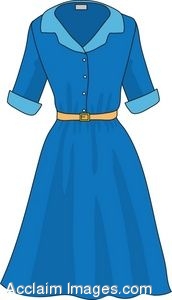 Blue Dress clipart #18, Download drawings