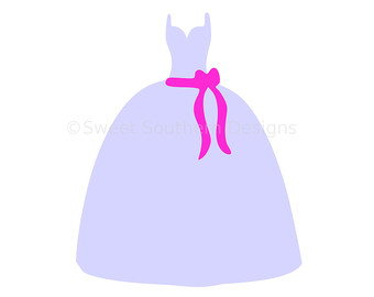 White Dress svg #8, Download drawings