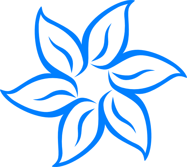 Blue Flower clipart #15, Download drawings