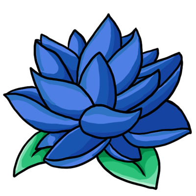 Blue Flower clipart #13, Download drawings