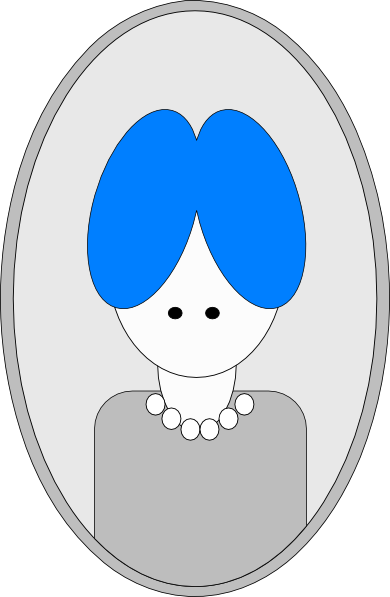 Blue Hair clipart #12, Download drawings
