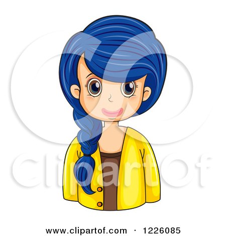 Blue Hair clipart #7, Download drawings