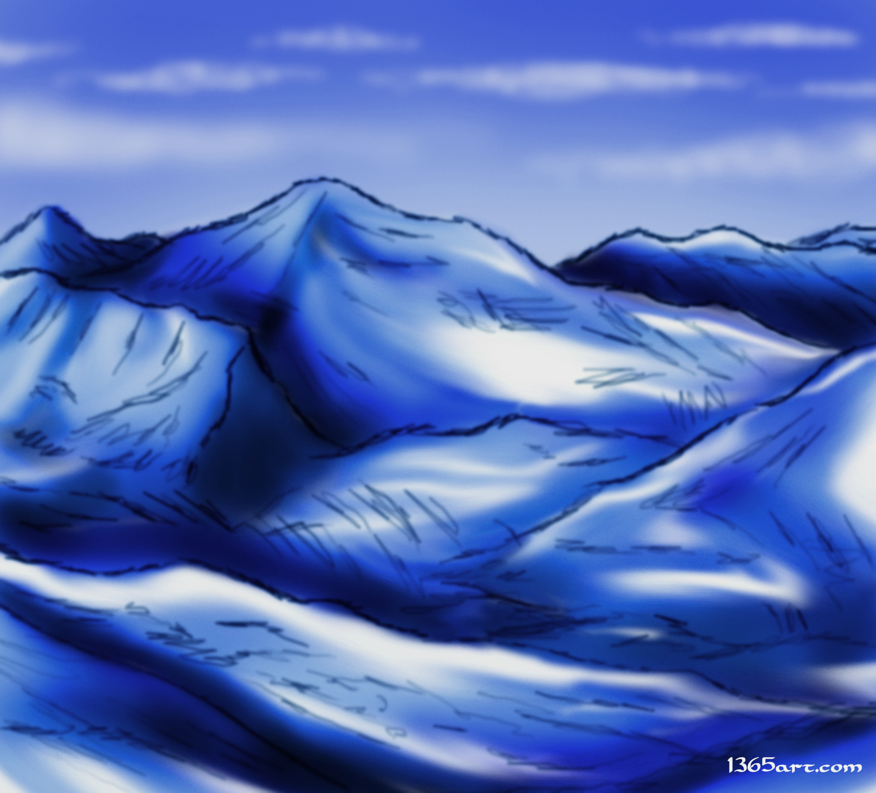 Blue Mountains coloring #14, Download drawings