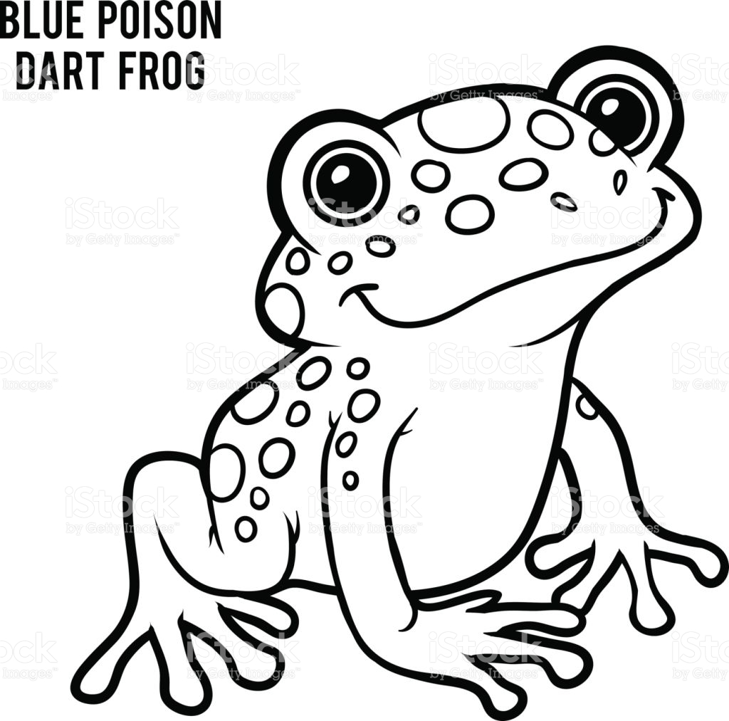 Blue Poison Dart Frog coloring #18, Download drawings