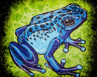 Blue Poison Dart Frog svg #4, Download drawings