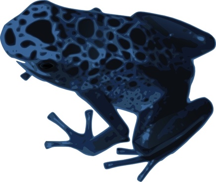 Blue Poison Dart Frog svg #19, Download drawings