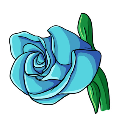 Blue Rose clipart #19, Download drawings
