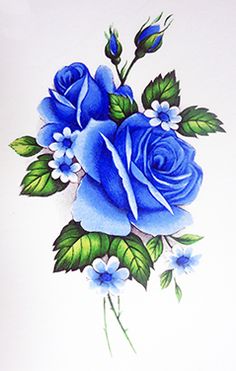 Blue Rose coloring #10, Download drawings