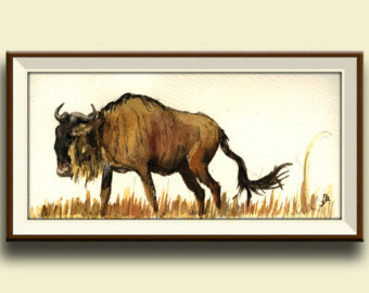 Blue Wildebeest svg #2, Download drawings