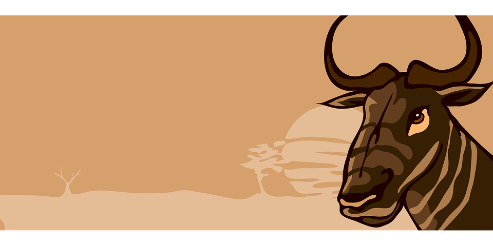 Wildebeest svg #2, Download drawings