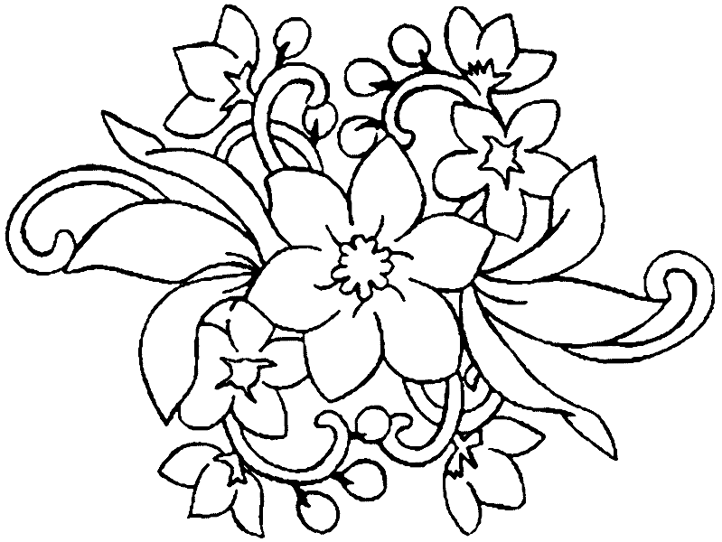 Blume coloring #6, Download drawings