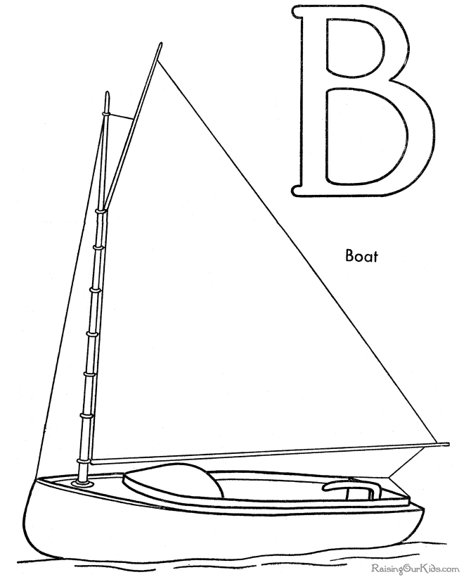 Boat coloring #11, Download drawings