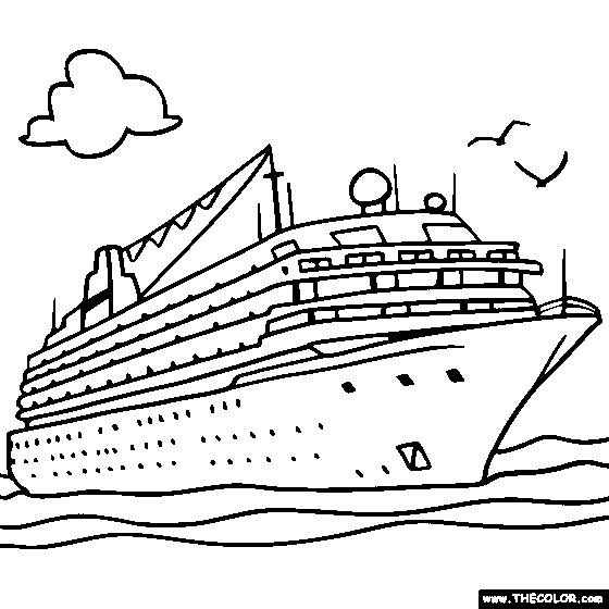 Boat coloring #20, Download drawings