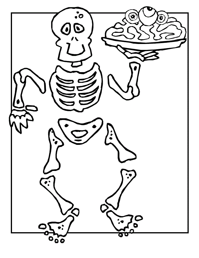 Bones coloring #17, Download drawings