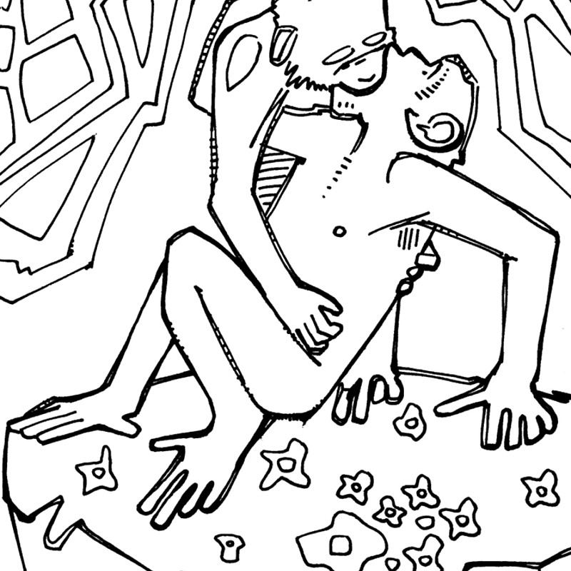 Bonobo coloring #16, Download drawings