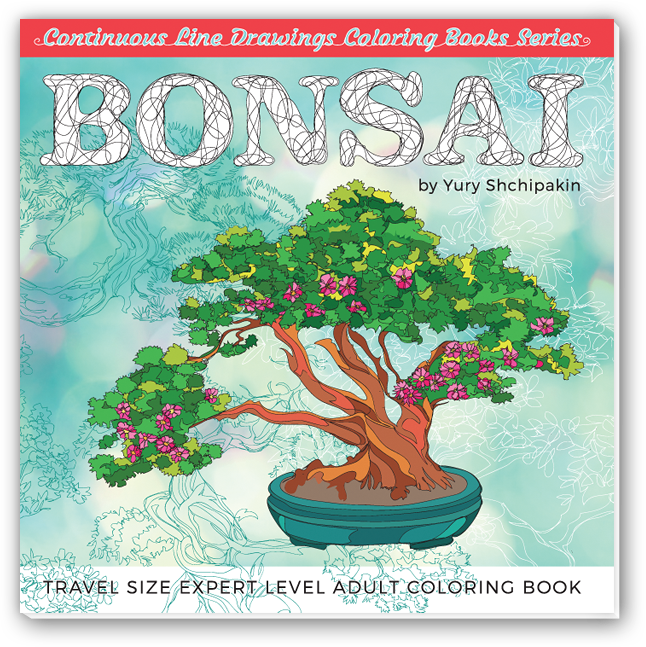Bonsai coloring #14, Download drawings
