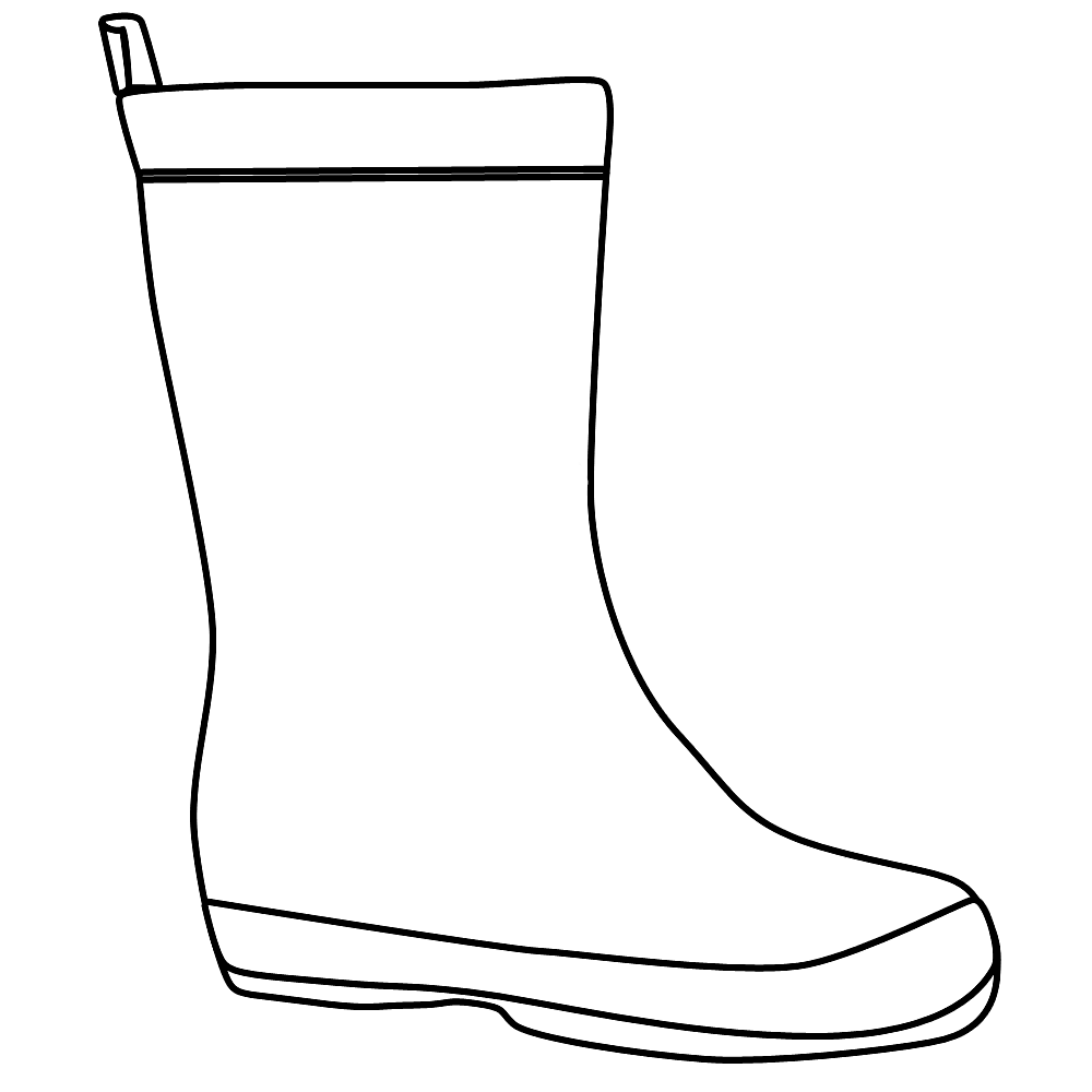 Boots coloring #13, Download drawings