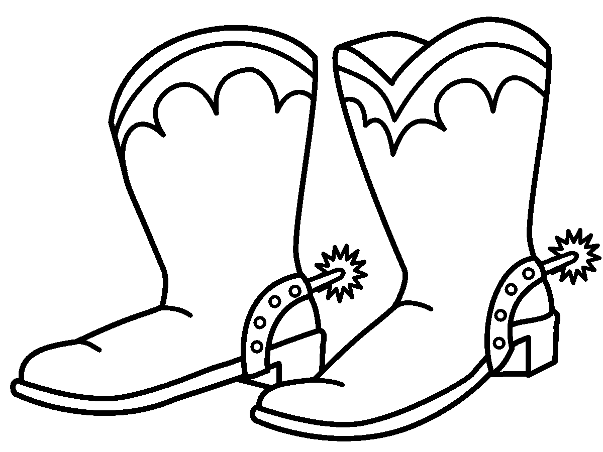 Boots coloring #12, Download drawings