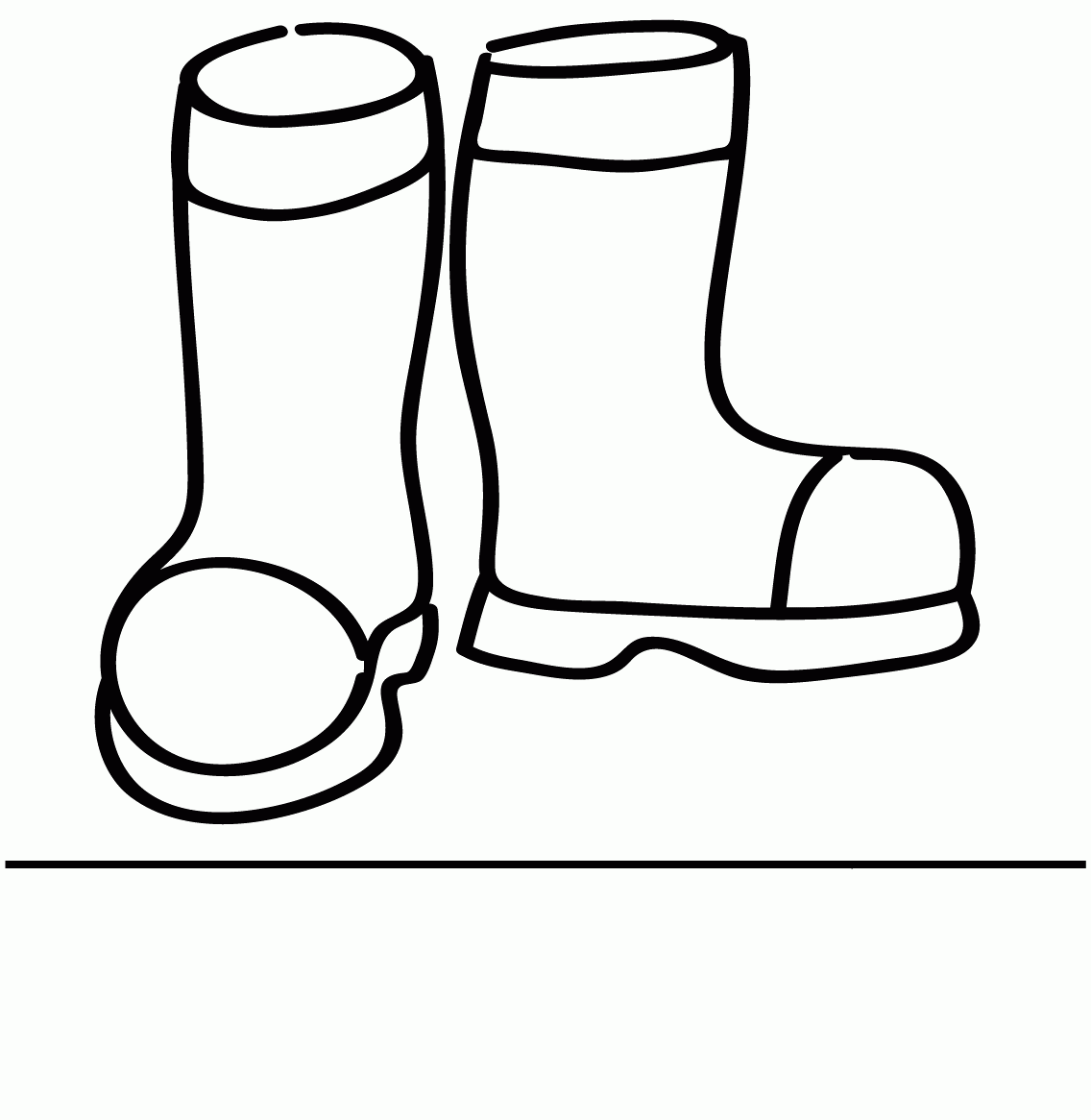Boots coloring #20, Download drawings