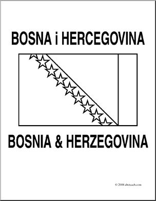 Bosnia And Herzegovina coloring #2, Download drawings
