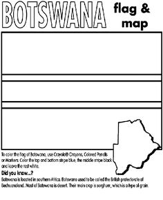 Botswana coloring #8, Download drawings