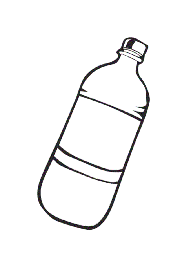 Bottle coloring #18, Download drawings