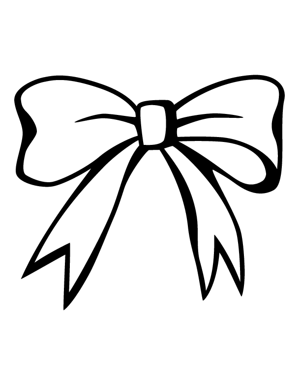 Bow coloring #9, Download drawings