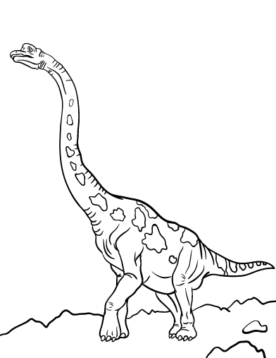 Brachiosaurus coloring #15, Download drawings