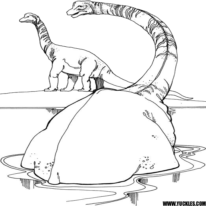 Brachiosaurus coloring #11, Download drawings