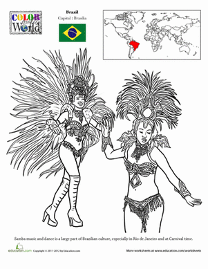 Brazil coloring #17, Download drawings
