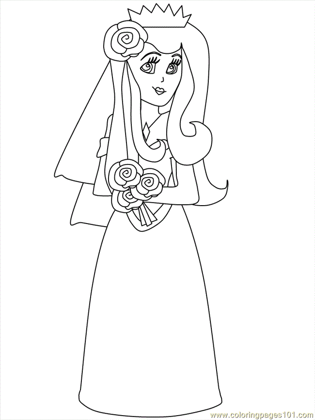 Bride coloring #7, Download drawings