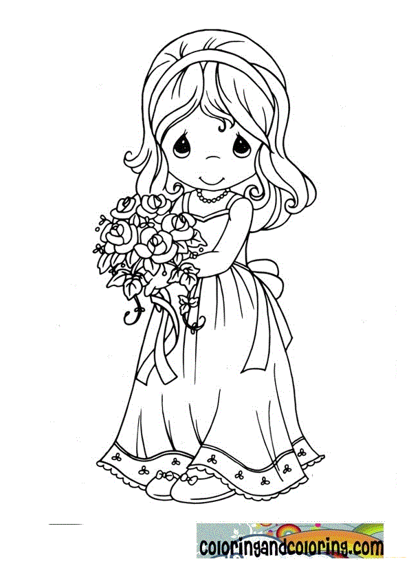 Bride coloring #11, Download drawings