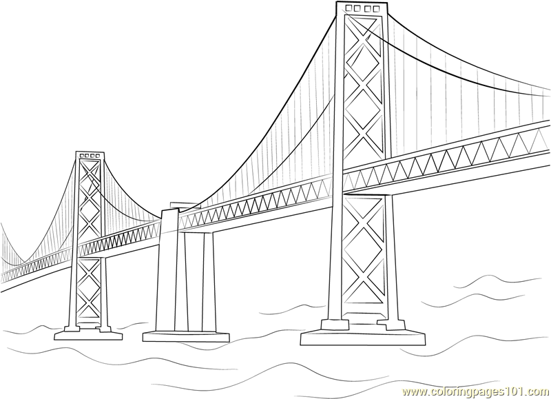 Bridge coloring #17, Download drawings