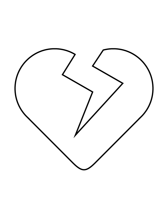 Broken Hearts coloring #20, Download drawings