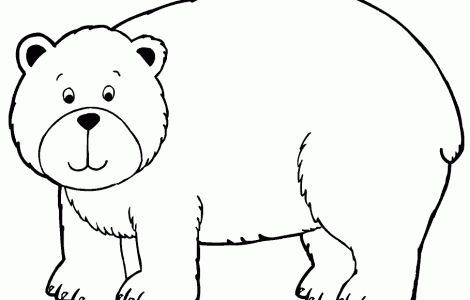 Brown Bear coloring #14, Download drawings