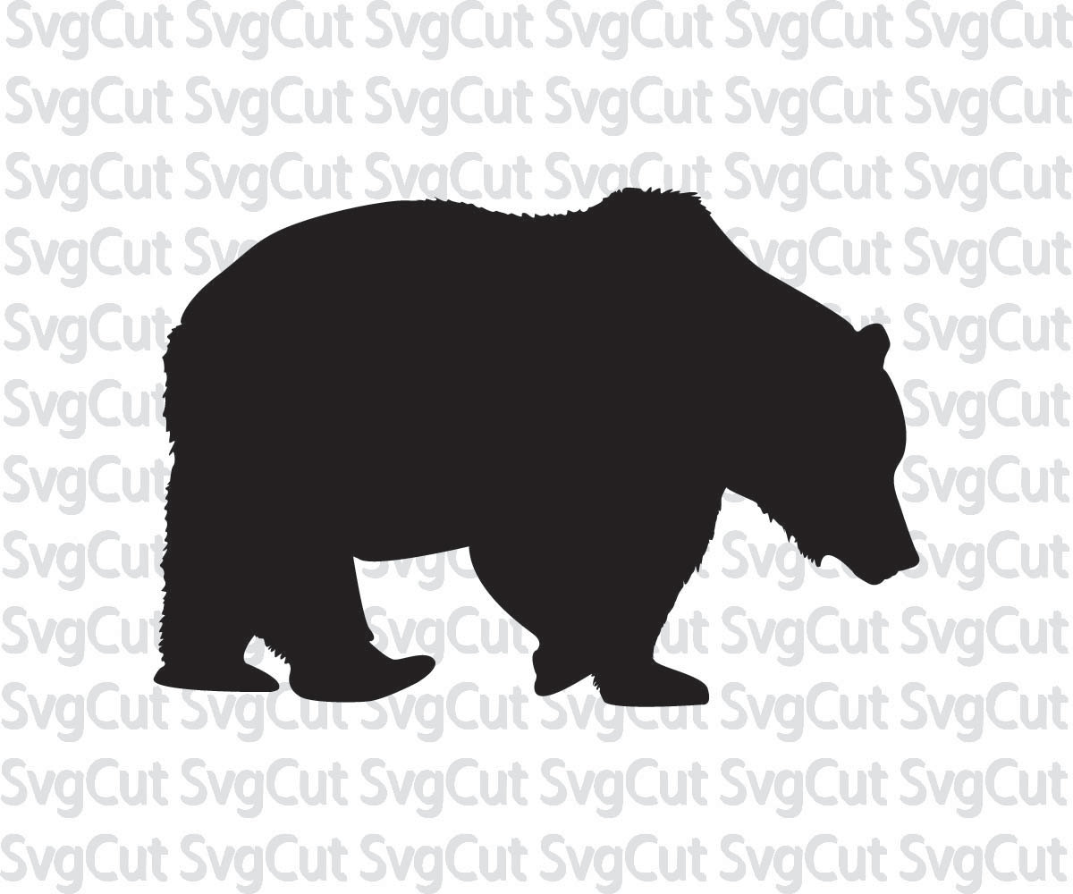 Grizzly Family In Spring svg #2, Download drawings