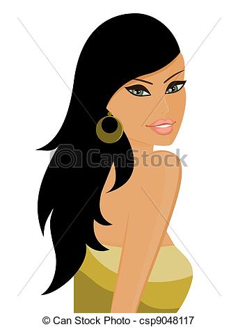 Brunette clipart #13, Download drawings