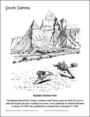 Bryce Canyon National Park coloring #3, Download drawings