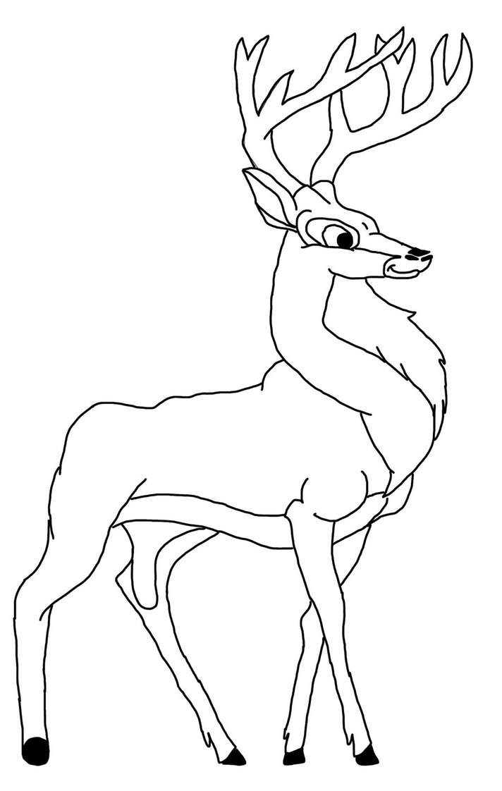 Buck coloring #7, Download drawings