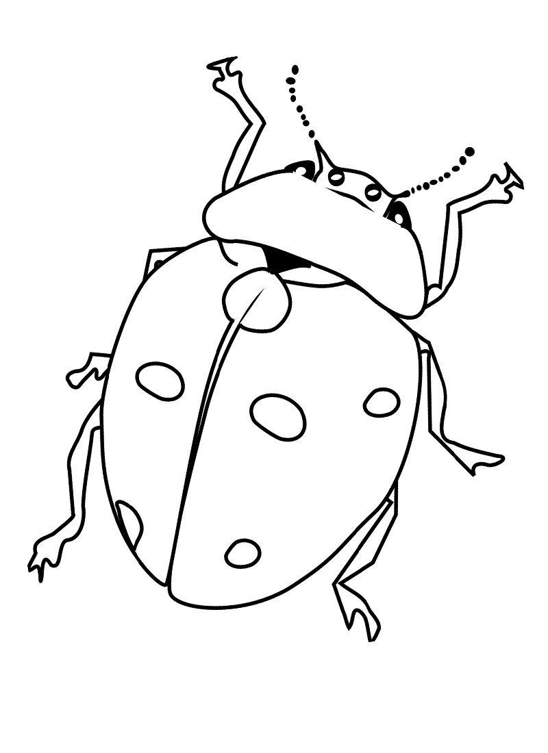 Bug coloring #18, Download drawings