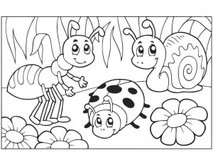 Bugs coloring #4, Download drawings