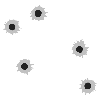 Bullet Hole clipart #1, Download drawings