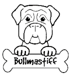 Bullmastiff coloring #15, Download drawings