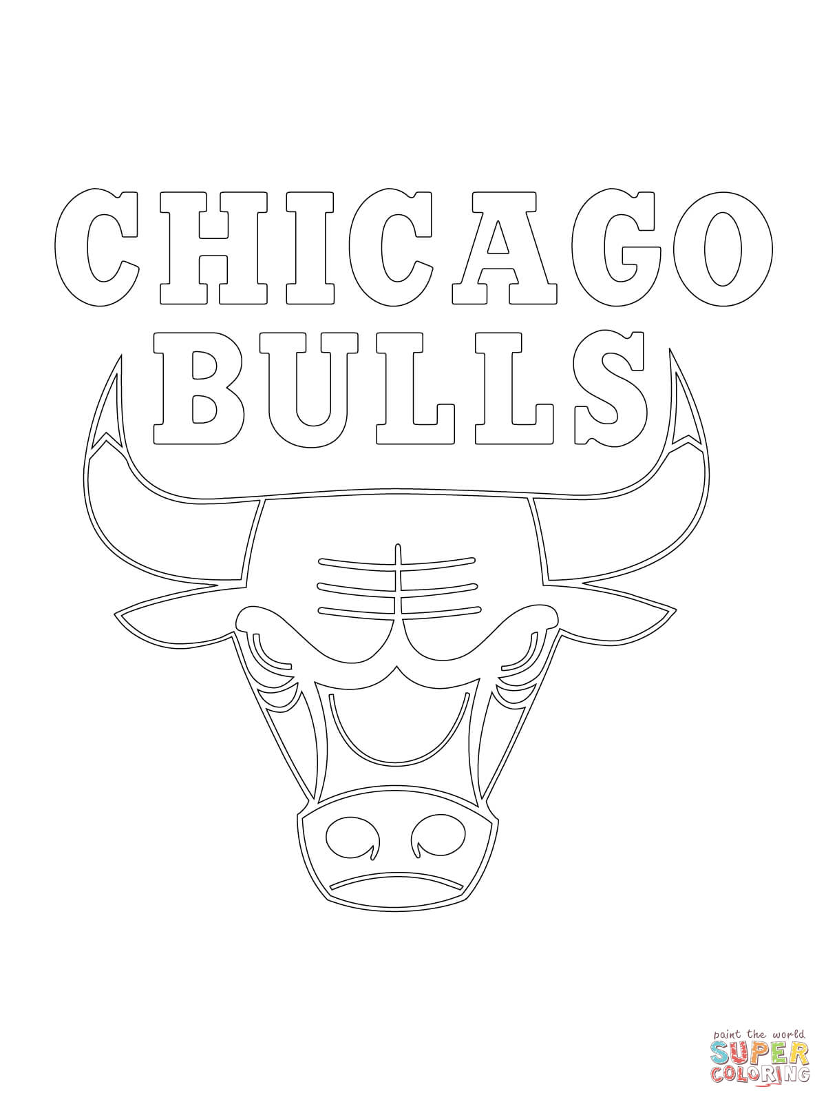 Bulls coloring #15, Download drawings