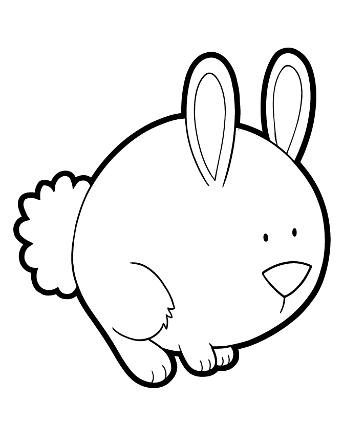 Bunny coloring #12, Download drawings